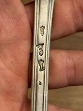 Cuillère À Ragoût En Argent Massif Travail Français Du XVIII Eme Siècle