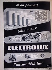 PUBLICITÉ ELECTROLUX