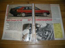 ESSAI NOUVEAUTES........... AUDI COUPE GT 5E.....................