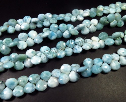 Naturel bleu larimar perles - larimar,