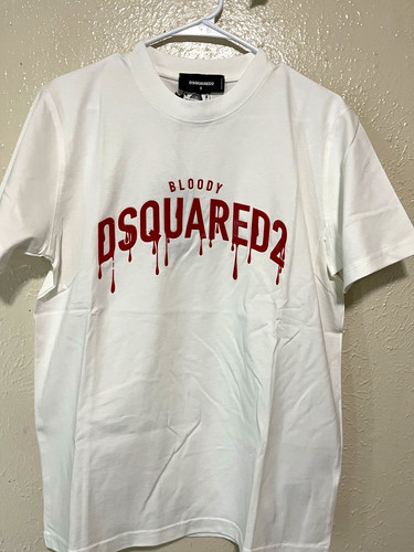 Dsquared2 men white crew - men's,