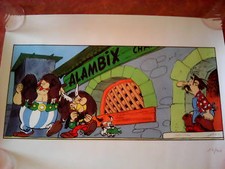Sérigraphie Astérix Alambix