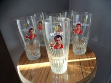 LOT 6 BEER GLASSES JUPILER STAELENS SCIFO WORLD FOOTBALL 94 USA BEER GLAZEN