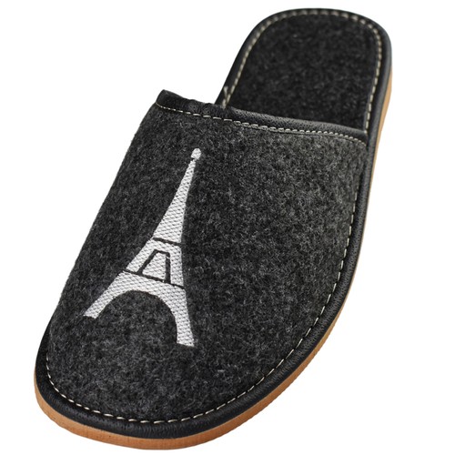 Chaussons homme feutre - chaussons, en