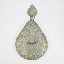 Étain Horloge Murale Avec