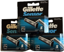 15 Gillette Sensor Razor Blades Refill Cartridges
