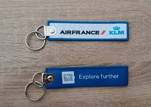 Porte clé brodé avion flamme - brodé,