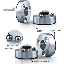 Aluminum HiFi Speaker Turntable Isolation Stand Feet Base Pad Ceramic Bead