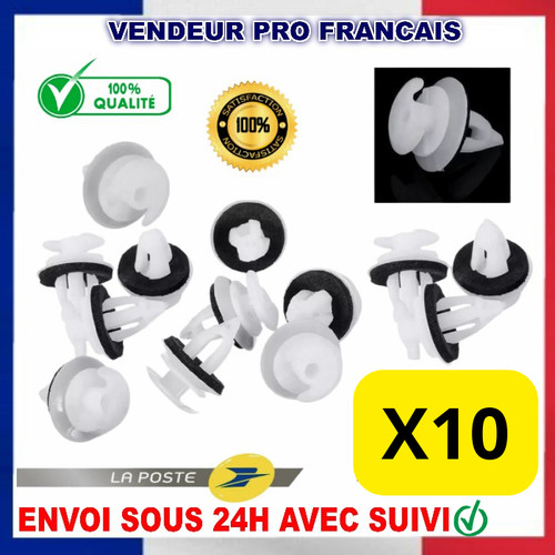 X10 clips fixation garniture - clips,