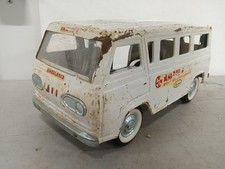 Vintage Pressed Steel Nylint Ford Econoline Van Ambulance 