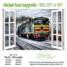STICKER TROMPE L'OEIL FENETRE