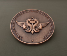 LARGE TABLE MEDAL CPEOM 7cm SERVICE ACTION DGSE SPECIAL FORCES FRANCE