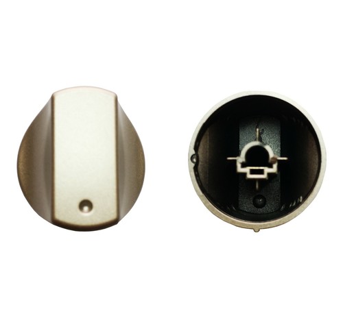 Bouton inox poêle original - poêle,