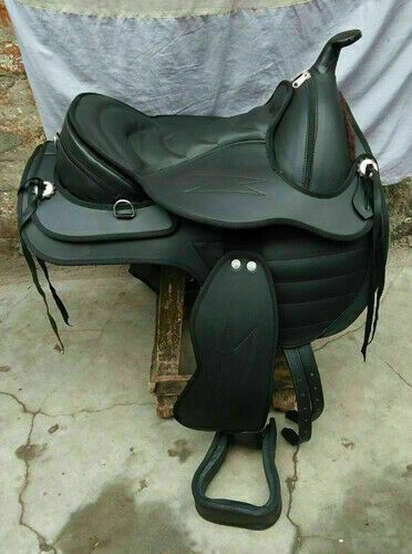 Selle synthétique noire - , de