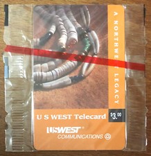 USA ÉTATS-UNIS US WEST SCHEDA PHONE CARD TÉLÉCARTE PHONEPAY TELECARD CARTE CARTA