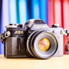 Rare Canon AE-1 Noir + 50mm