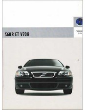 ▄▀▄ Brochure VOLVO S60R et V70R (2005) Français ▄▀▄