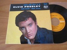 EP 45 TOURS - ELVIS PRESLEY - ROCK AND ROLL N° 2 - LABEL ORANGE - CLUB ELVIS