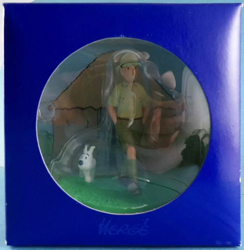 Tintin coffret scène - tintin,