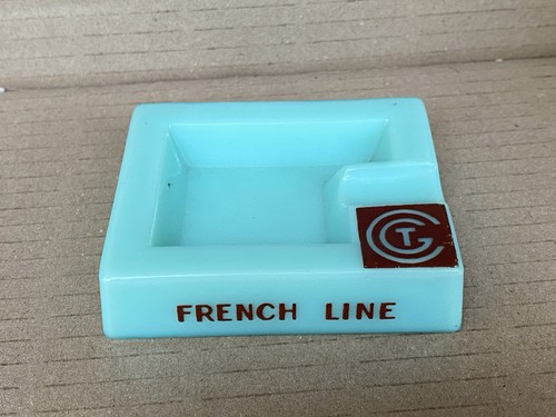 Cendrier opaline turquoise - cendrier,