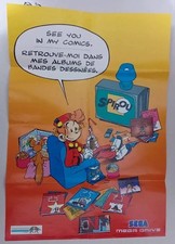 Poster Spirou Sega Mega Drive