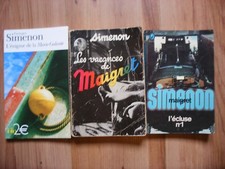 Lot de 5 ouvrages Georges SIMENON