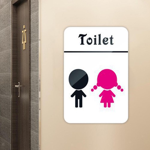 Panneau toilettes pour - panneau,