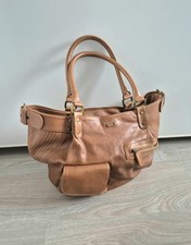 Sac cabas  Fisherboy Camel en cuir Ikks