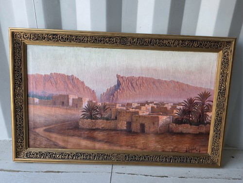 Huile sur toile - , paysage