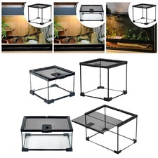 Terrarium en verre pour reptiles, récipient d'éclosion robuste pour
