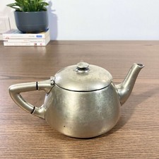 Antique Wiskemann Silver Metal Teapot - Art Deco - Circa 1920