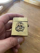 Antique Fleur de Lys Travel Inkwell