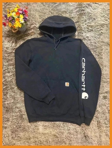 Sweat capuche carhartt bleu - capuche,