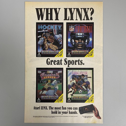 Atari lynx jeu - jeu, hockey