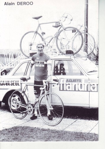 Cyclisme carte alain deroo - carte,