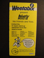 WEETABIX ASTERIX HIS FRIENDS & FOES UNOPENED PACK OBELIX JULIUS CAESAR PLATYPUS