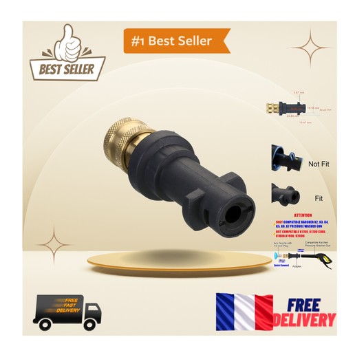 Adaptateur pistolet - de, 1/4''