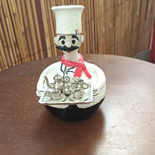 Figurine chef cuisinier - , en