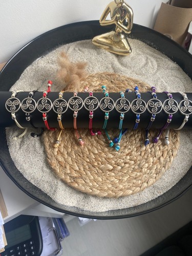 Bracelet ajustable triskell - bracelet,
