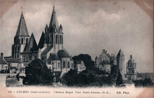 Cpa loches château - -,