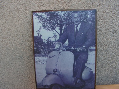 Plaque décorative vespa - plaque, -vespa