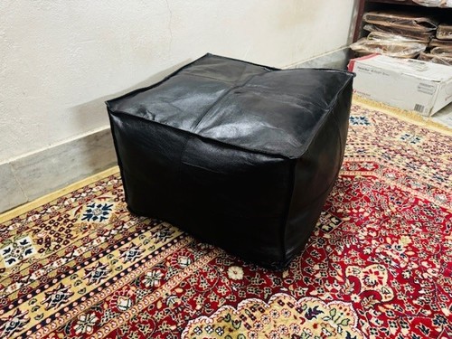 Tabouret ottoman cuir - ottoman,