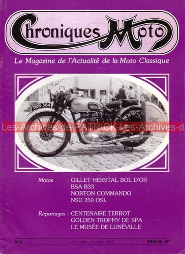 Chroniques moto gillet - chroniques,