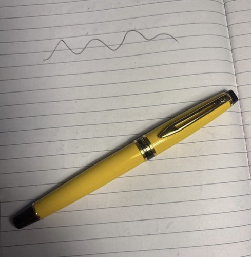 Waterman stylo bille jaune et - jaune,