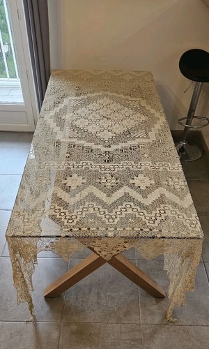 Nappe ancienne dentelles - ancienne,