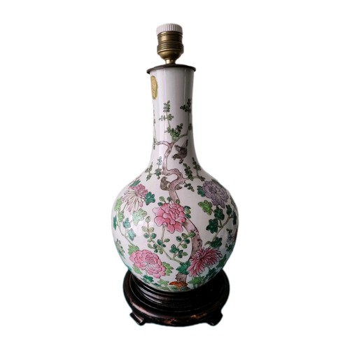 Ancien vase gourde monté - , en