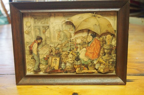 Vintage anton pieck street - pieck,
