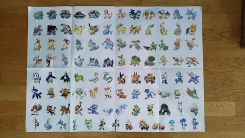 Poster géant affiche pokemon - affiche,