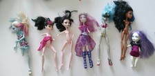 Lot of 7 Monster High Dolls for Parts