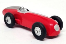 Dinky Meccano Vintage 23A Auto De Course Race Car Red Silver Restored Repainted
